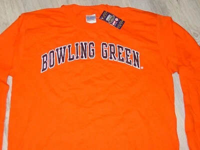 BGSU BOWLING GREEN Universidad FALCONS Camiseta Manga Larga NUEVA Talla... MEDIANO Foto 1 de 4