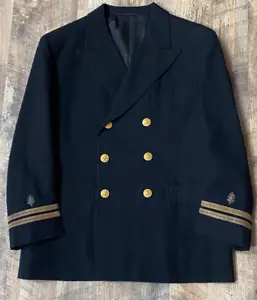 Vintage US Navy Officer Lieutenant Service Dress Blue Coat Jacket - Picture 1 of 5