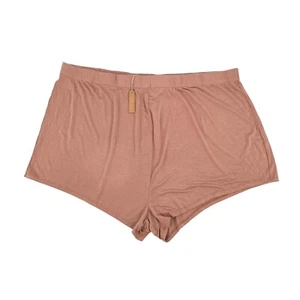 SKIMS Sleep Shorts Womens Size 4X Soft Knit Pajama Bottoms Sienna Stretch Lounge - Picture 1 of 8