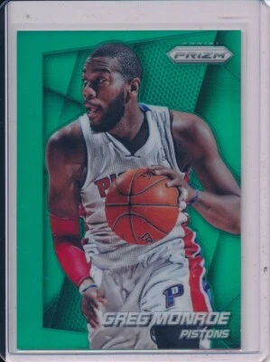 GREG MONROE 2014-15 PANINI PRIZM GREEN PRIZMS #103 - Image 1 of 2