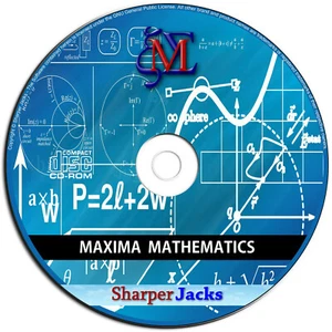 NEW & Fast Ship! Maxima Algebra / Trigonometry / Calculus Mathematics Mac Disc - Picture 1 of 12