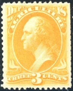 USA  O3 AGRICULTURE DEPT 3c MINT NG BRIGHT COLOR AS NG: CAT $105 - Picture 1 of 1