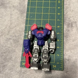 Robot Defender 6” Figure Snap Apart Interchangeable Purple Gray rare - Picture 1 of 5