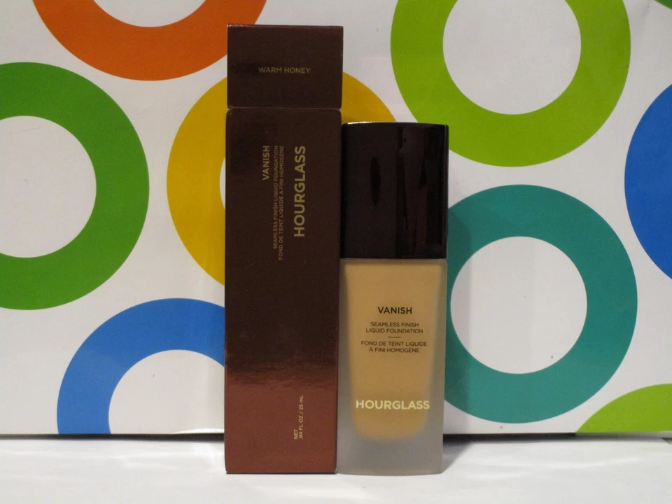 AMPULHETA ~ BASE LÍQUIDA ACABAMENTO SEM COSTURA DESAPARECE ~ MEL QUENTE ~ 0,84 OZ - Imagem 1 de 1