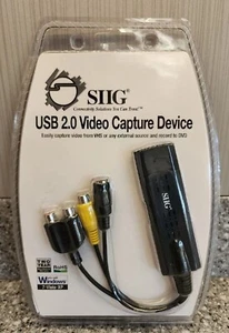 SIIG USB 2.0 Video Capture Device Record From VCR To DVD 2009 Sealed - Picture 1 of 1