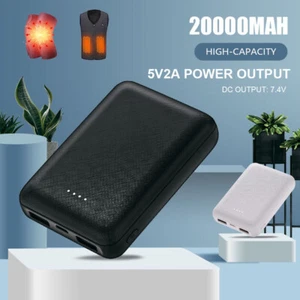Tragbare Mini Powerbank Schnellladung Externer Akku Pack 20000mAh Schwarz - Bild 1 von 11