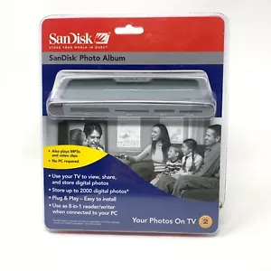 SANDISK Shoot & Store Digital Photo Album/Card Reader SDV2-A (View Photos on TV) - Picture 1 of 5