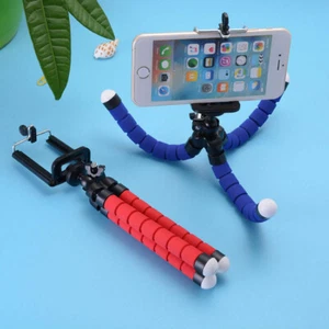 Holder Tripod Stand Universal Mobile Phone For iPhone Camera Samsung - Photo 1 sur 14