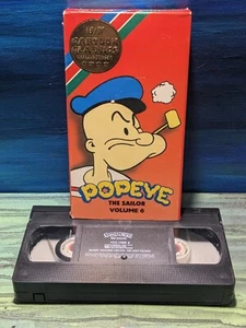 VINTAGE POPEYE THE SAILOR VHS UAV Cartoon Classics Collection Volume 6  - Picture 1 of 4