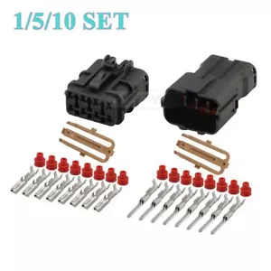 Kit adaptador conector enchufe hembra macho coche automotriz KET de 8 pines/vía impermeable - Imagen 1 de 4