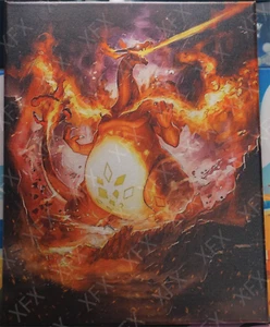 Custom Pokémon Charizard Canvas Painting, Perfect for a Pokemon TCG Collector - Picture 1 of 1