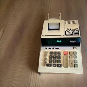 Sharp EL-1630 Desktop Electronic Calculator – Printing, Tested & Working - Picture 1 of 6