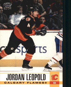 2003-04 Pacific Calgary Flames Hockey Card #52 Jordan Leopold