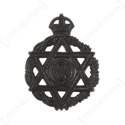 British Jewish Army Chaplain Cap Badge - Reenactment Military Army - Image 1 of 2