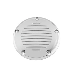Harley DERBY COVER RANURADO CROMO 5 HOYOS 99-16 Big Twin 490829 Repl. 25415-99 - Imagen 1 de 5