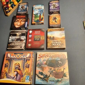 10 Empty Game Boxes, Small World, Luxor, Seasons, Targi, Warchest and More - Picture 1 of 4