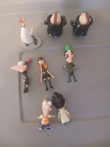2011 Jakks Phineas & Ferb Baljeet & Dr Doofenshmirtz Figures Lot Of 8 Cover