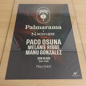 PALMARAMA 2024 @ PLAYA SOLEIL IBIZA - IBIZA CLUB POSTERS - DJ HOUSE MUSIC - Picture 1 of 10