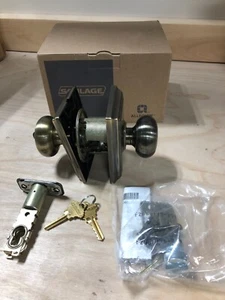 Schlage F51A-PLY-ADD Plymouth Keyed Entry Single Cylinder Door - Picture 1 of 2