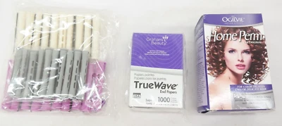 Ogilvie Home Perm for Color Treated & Delicate Hair End Paper & Perm Rollers Lot - Image 1 of 4