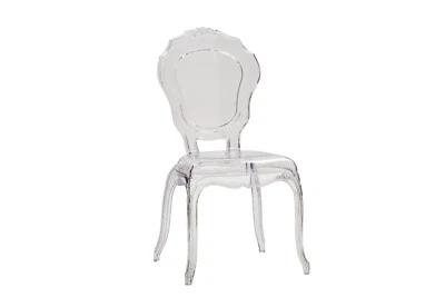 Set 4 Sedie mod. VIENNA POLIPROPILENE Trasparente - Spedizione Gratis - Immagine 1 di 4