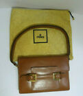 Authentic Vintage Signed Fendi Purse / Handbag 'Carmel' Leather Buckle Italy