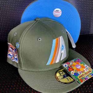 New Era 59Fifty Astros Houston “ Super Bloom + Pin “ Hat Club Size 7 1/4 Fitted - Picture 1 of 5