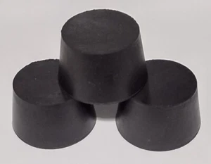 NEU Voll #8 Labor Gummistopfen, konischer Gummistopfen. - Bild 1 von 4