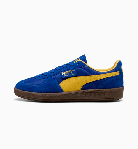 Puma Palermo Vintage Update IN Blu e Giallo Tutte le Taglie Stock Limitato