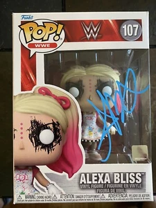 ALEXA BLISS Wrestling WWE SIGNIERTES AUTOGRAMM Funko POP #107 BAS VERSANDSCHUTZ - Bild 1 von 3