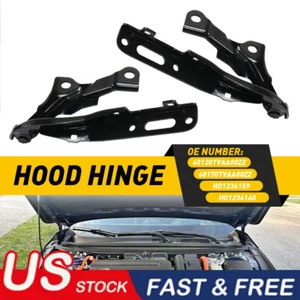 Set of 2 Hood Hinges Driver & Passenger Side Left Right for Honda Accord Pair - Bild 1 von 7