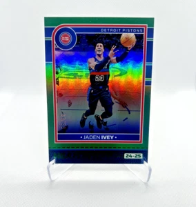Jaden Ivey /99 - 2024-25 Hoops Green #99 - Short Print - Detroit Pistons - Bild 1 von 2