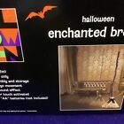 Animated Halloween Enchanted Broom Motion Sound Activated 4ft Bump-n-Go Movement