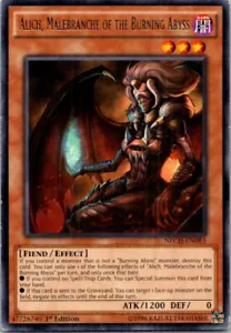 Alich, Malebranche Of Burning Abyss NECH-EN083 Yu-Gi-Oh Light Play 1st Edition - Picture 1 of 1