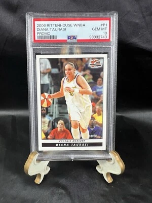 2006 Rittenhouse Diana Taurasi PSA 10 POP 5 GEM MINT MT WNBA PROMO P1 Mercury - Image 1 of 2