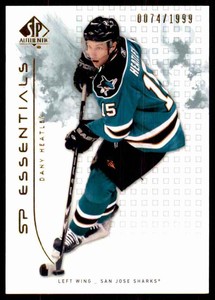 2009-10 SP Authentic Dany Heatley Ess 74/1999 #109