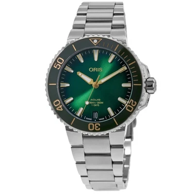 Novo Relógio Masculino Automático Oris Aquis Date 41mm 01 400 7769 4127-07 8 22 09PEB - Imagem 1 de 4