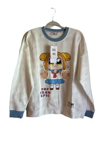 Pop Team Epic Sweatshirt (Good Moment Smile) Popuko Gr. Large *Beschreibung lesen - Bild 1 von 13