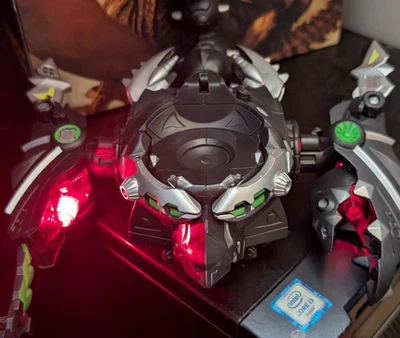 Bakugan Dharak Colossus Black Darkus Complete Figure Lights Up Works W Brawlacus - Image 1 of 4