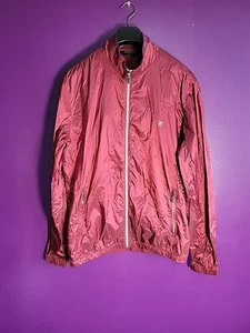 Chaqueta de bombardero roja Canali para hombre talla 46 Ptp 24" PVP £870 hecha en Italia verano  - Imagen 1 de 15