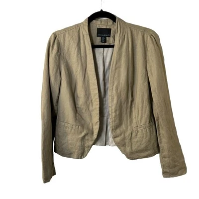Cynthia Rowley 100% Linen Beige Blazer Jacket Women's Size XS - Image 1 of 4
