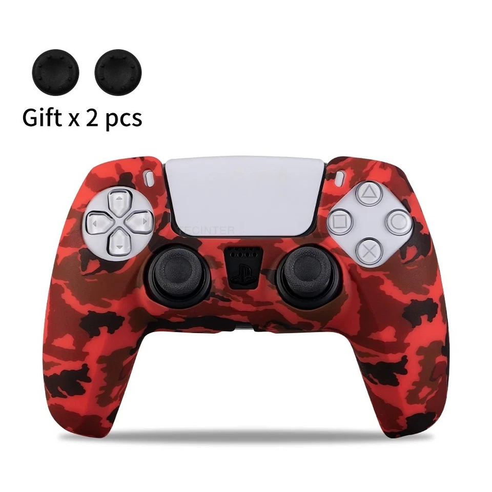 PS5 DualSense Controller Silicone Skin Case Cover - Patterned Design Anti-Slip - Image 1 of 4