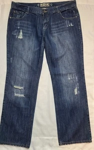 Vintage Mossimo Supply Co. Distressed Jeans (Misses 17) - Picture 1 of 8