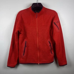 Arcteryx Rojo Mujer Polartec Exterior Cremallera Completa Vellón Chaqueta Senderismo Abrigo Grande - Imagen 1 de 11