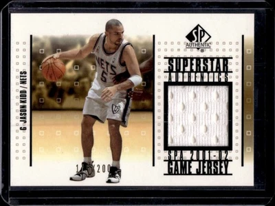 Auténtico Jason Kidd Superstar Authentics #/200 Nets 2001-02 SP Foto 1 de 2
