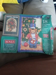 Holiday Time 18ct Weihnachtskarten mit Bonus Weihnachtskassette - Bild 1 von 4