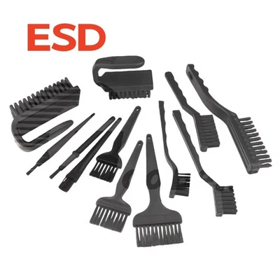 Anti Static Cleaning Brush Electronics ESD Safe PCB Board Fans Repair - Black - Image 1 of 4