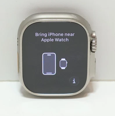 Apple Watch Ultra Titanium Case 49mm (GPS + Celular) MQEW3LL/A Natural - Imagem 1 de 4