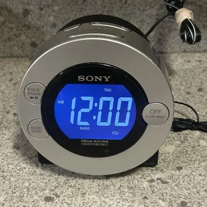 Sony Dream Machine Alarm Clock AM/FM Radio iPod & iPhone Dock ICF-C7iP Tested - Picture 1 of 11