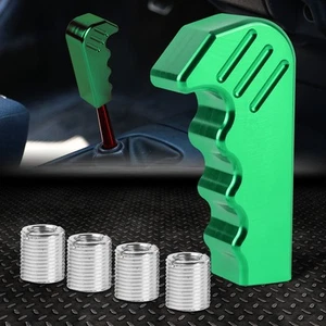 MANUAL TRANSMISSION GREEN ALUMINUM PISTOL HANDLE GRIP SHIFTER LEVER SHIFT KNOB - Bild 1 von 6
